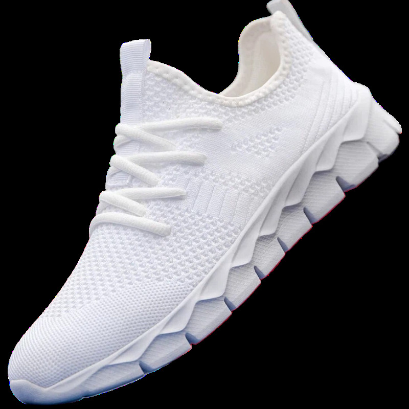 Breathable Mesh Shoes With Soft EVA Soles Lightweight Mens Shoes foto 2