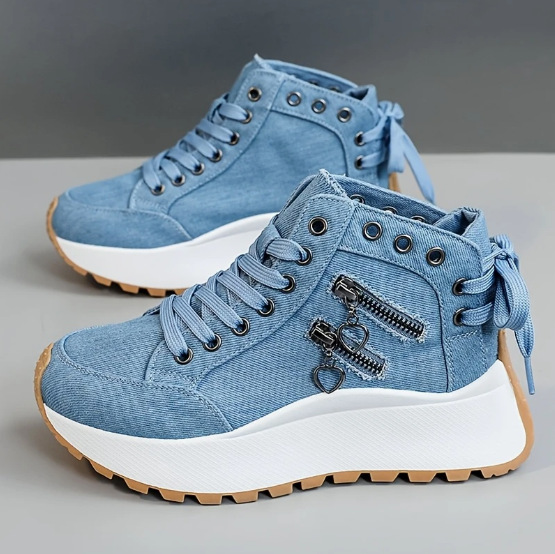 High-top Platform Female Fashion Casual Board Shoes foto 4