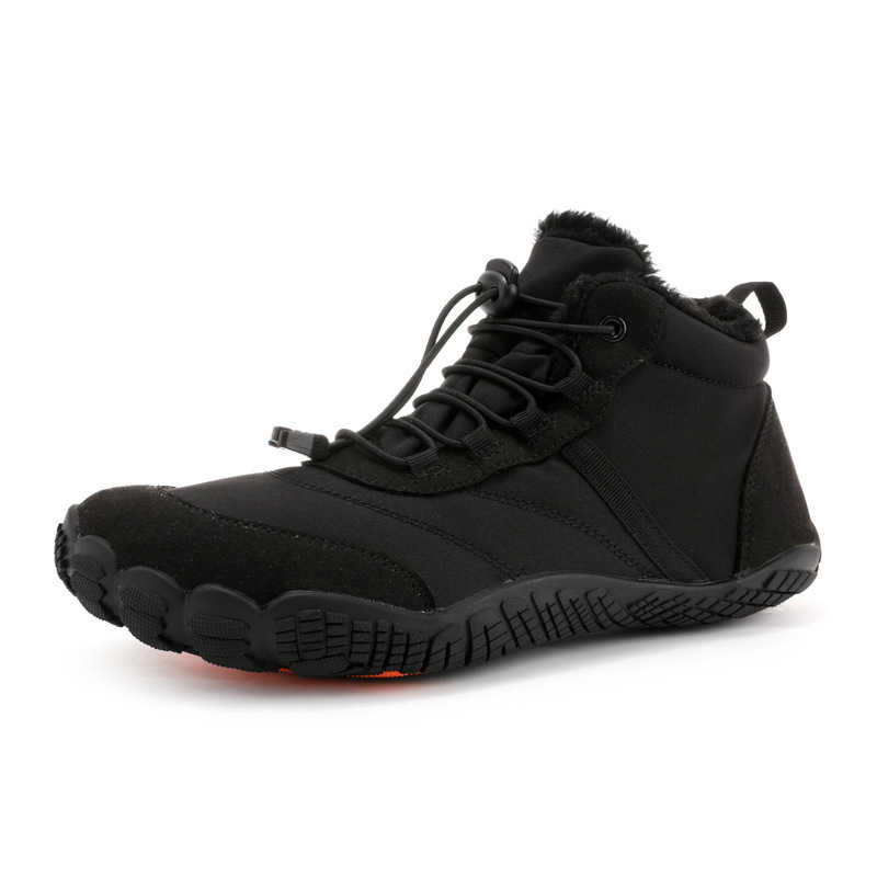 Snow Boots Men's Winter Outdoors Camping Mountaineering Fleece-lined Thickening And Wear-resistant Fleece-lined Warm foto 2