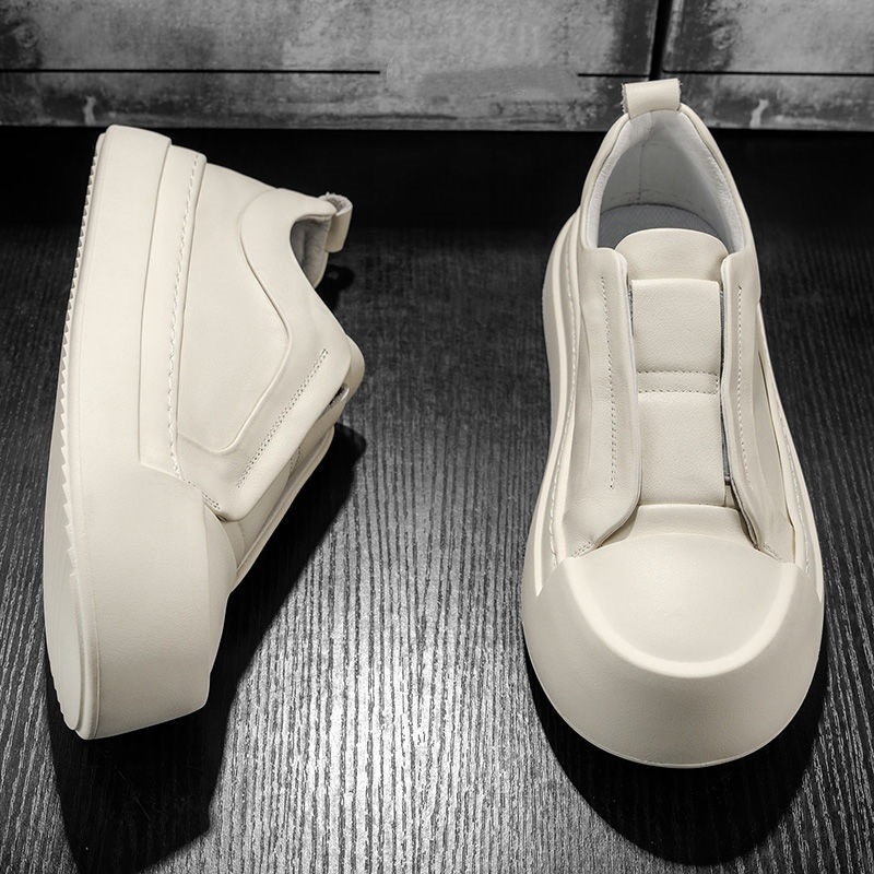 New Autumn Leather All-Match Trendy Casual Shoes For Men foto 3