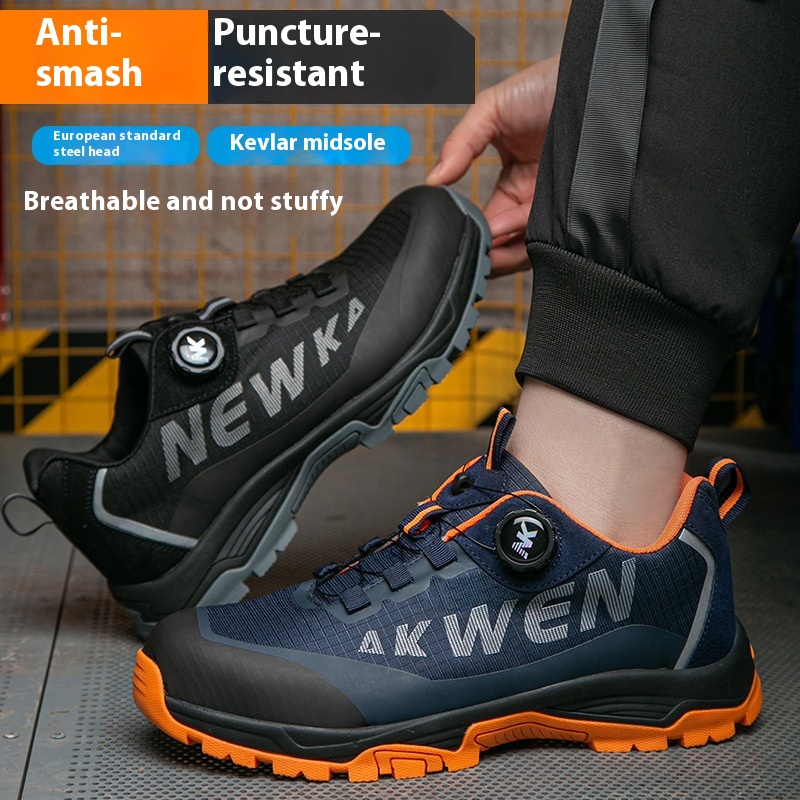 Men's Safety Shoes Anti-smashing And Anti-penetration Non-slip foto 3