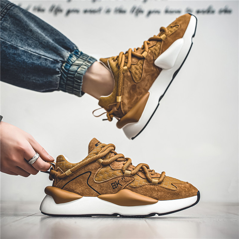 Men's Casual Shoes Fashionable All-match Breathable Mesh Sports foto 3