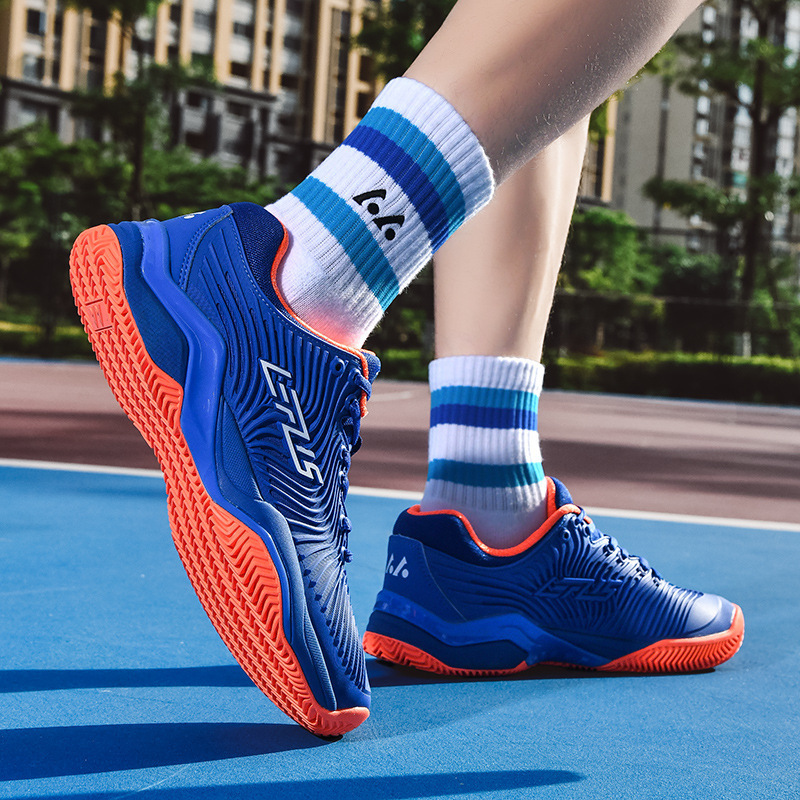 Professional Tennis Badminton Shoes Mens Womens Breathable Bouncy Cushioned Sports Training Shoes