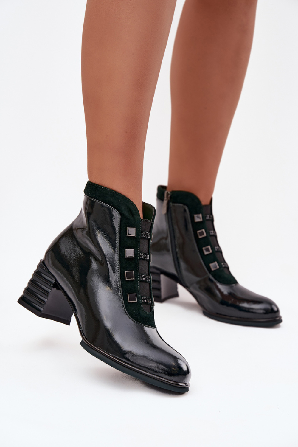 Laarsjes met hoge hak Step in style
