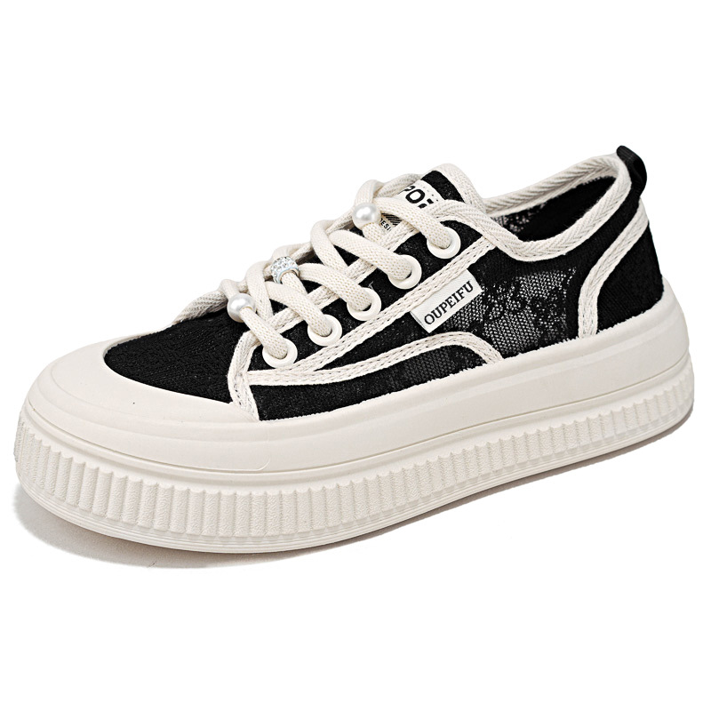 Platform Height-increasing Lace-up Casual Shoes For Students New Style Sneakers foto 3