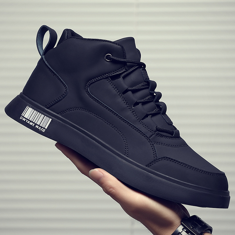 White Shoes Mid-top Sports Board Shoes Men foto 3