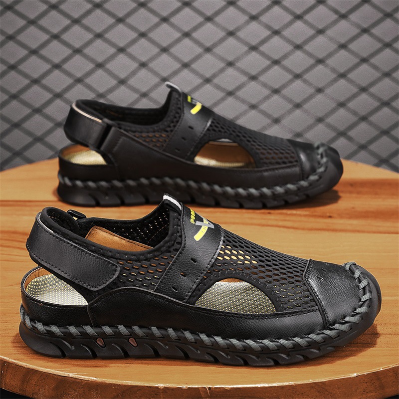 Breathable Beach Men's Mesh Sandals foto 2