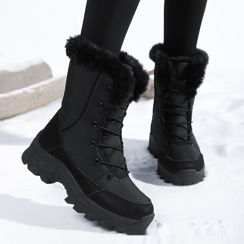 Women's Fleece-lined Thick Cold-proof Warm Cotton Shoes foto 5