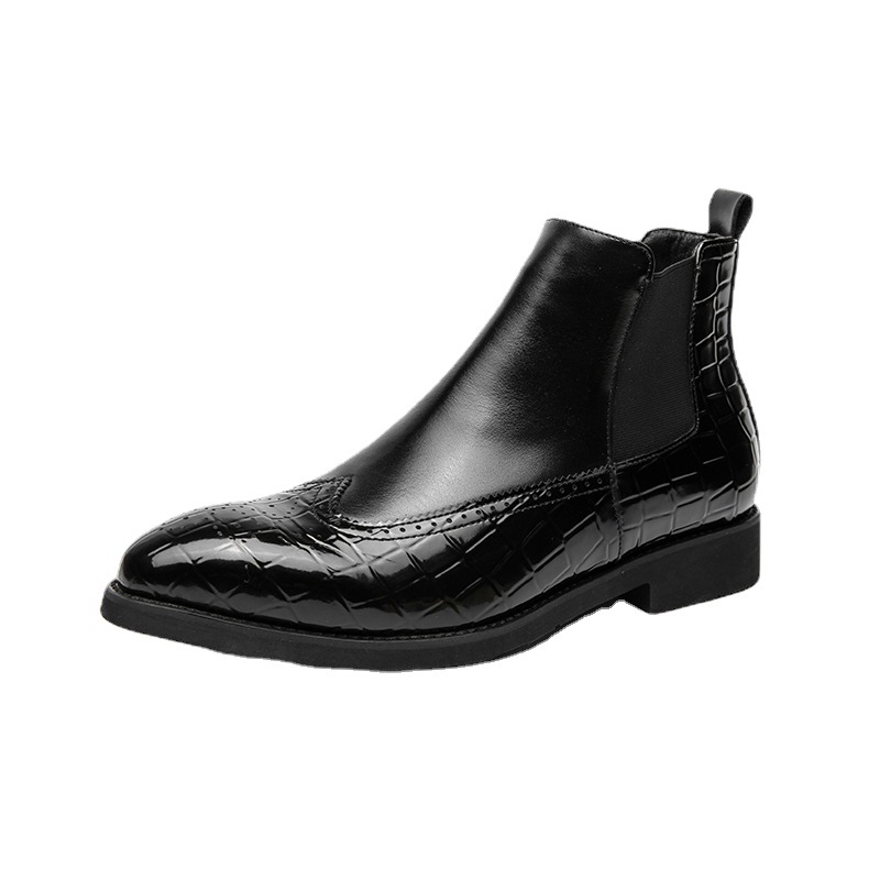 High-Top Pointed Outdoor Mid-calf Martin Boots foto 2