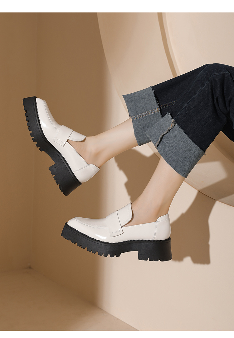Niche Design Retro Mary Jane Shoes For Women Square Toe Shallow Mouth foto 3