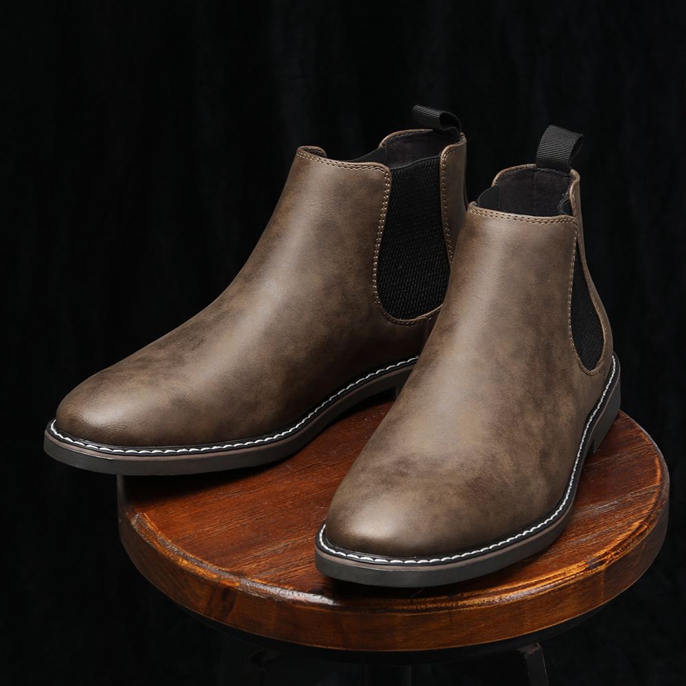 Chelsea Men's Boots Formal High-top British Casual Single foto 5