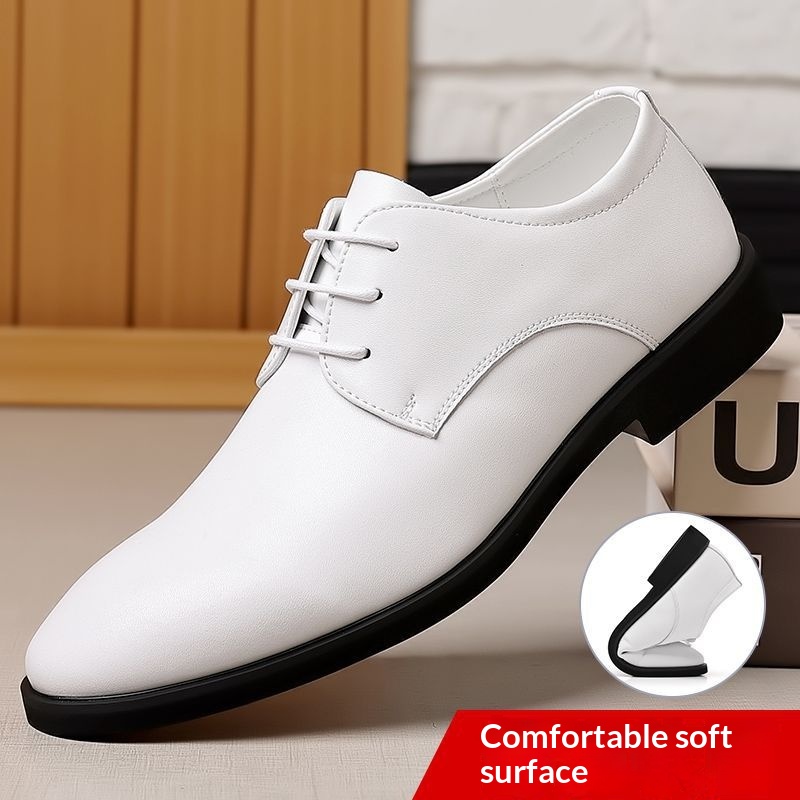 Men's Fashionable Casual Business Leather Shoes With Soft Soles foto 5