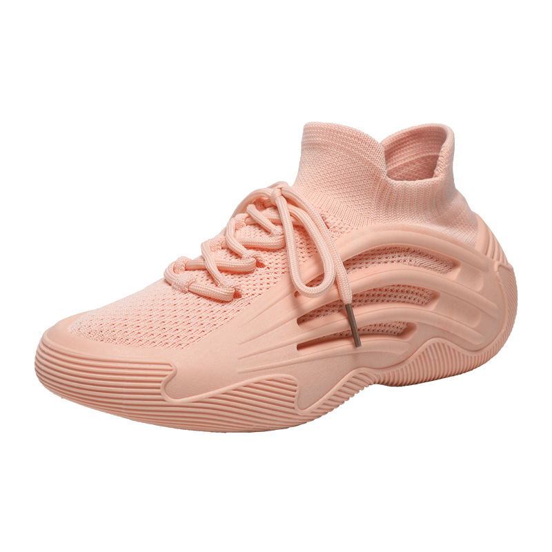 Flat Soft Bottom Casual All-match Stretch Sock Shoes foto 2