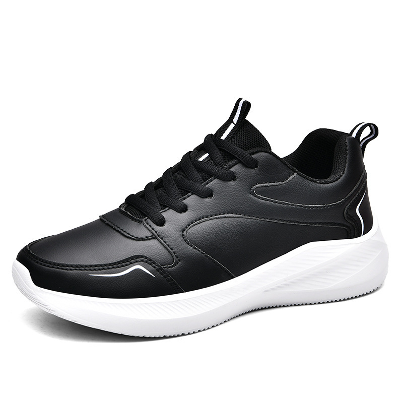 Waterproof Leather Soft Bottom Casual Sneaker Women foto 2