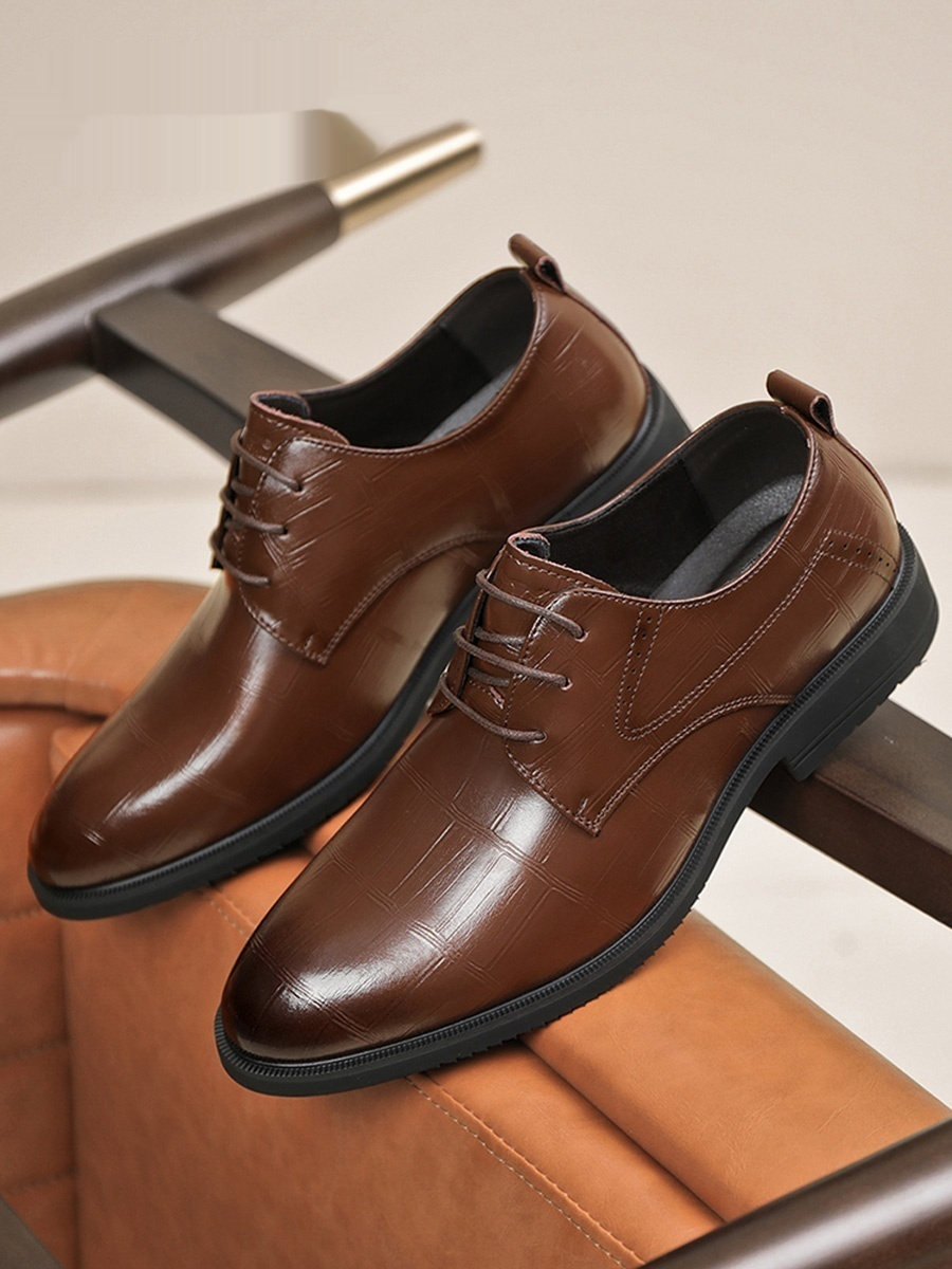 Leather Shoes Men's Business Formal All-matching Casual foto 5