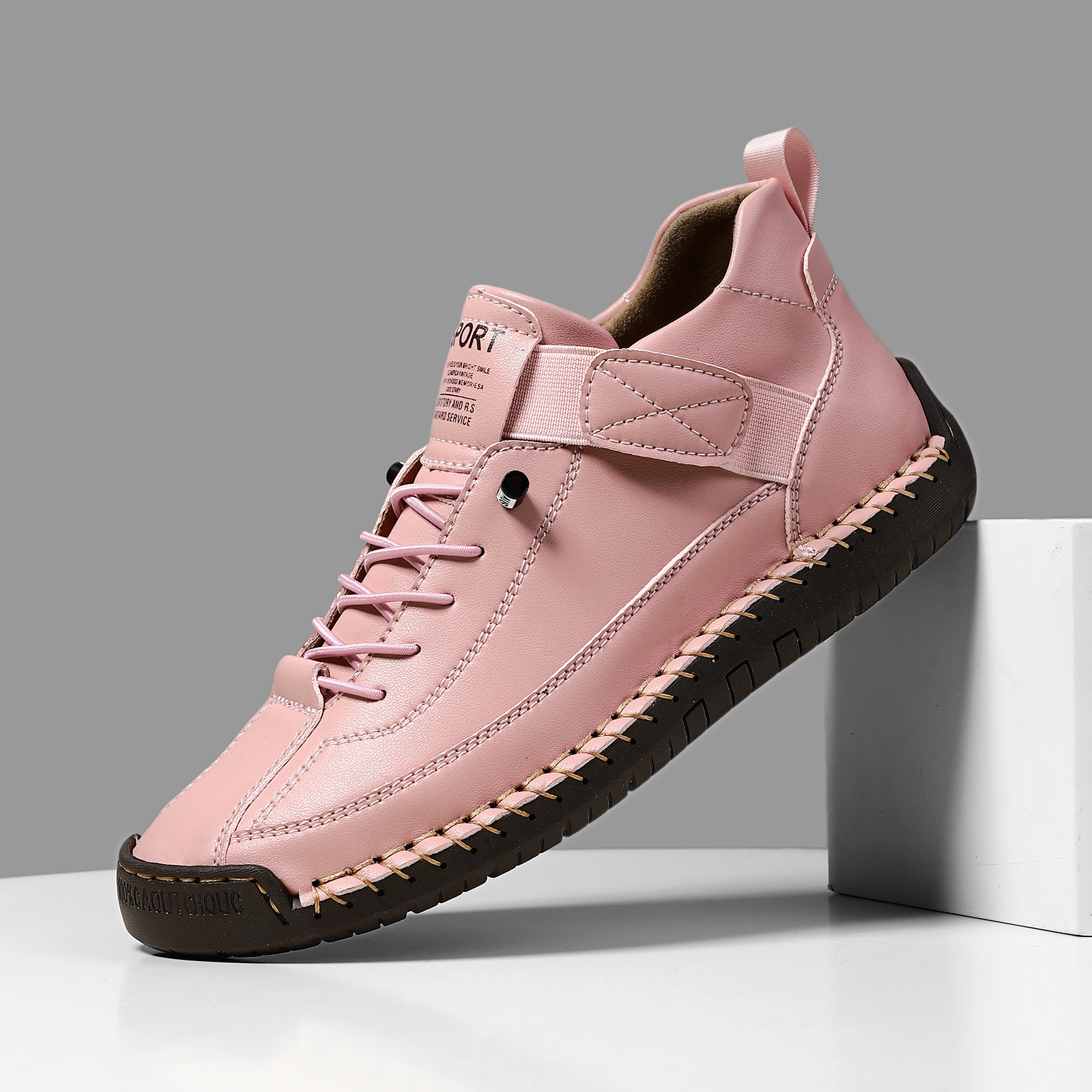 Men's Mid Top Martin Boots Outdoor Casual Shoes foto 2