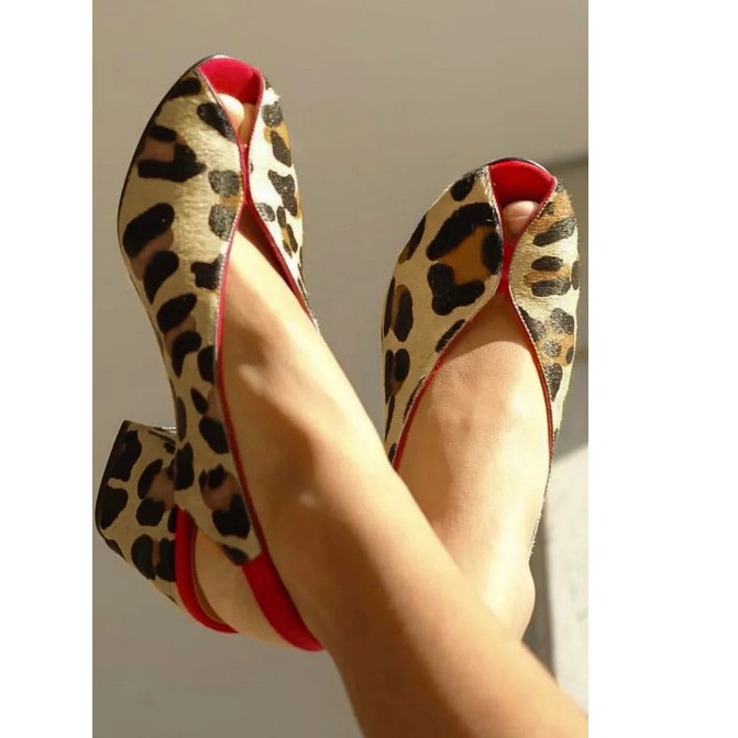 Summer And Autumn Peep-toe Shallow Mouth Chunky Heel High Heel Zebra Horsehair Plus Size Summer Women's Sandals foto 4
