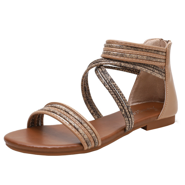 Women's Flat Sandals - Breathable Beach Shoes For Summer Slip-Resistant Casual Flip Flops foto 4