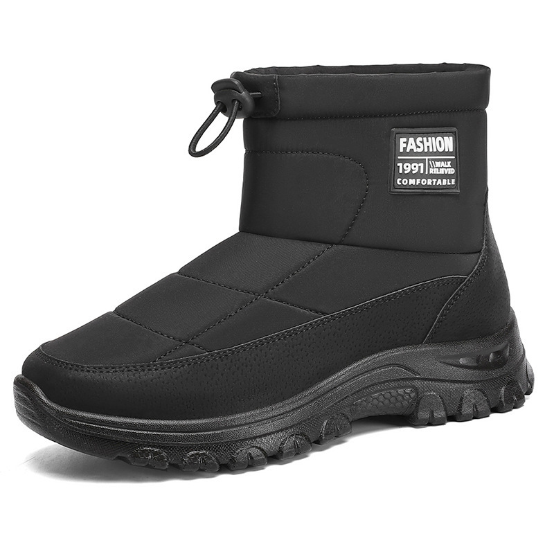 Men's Cotton-padded Shoes High-top With Velvet Thick foto 3