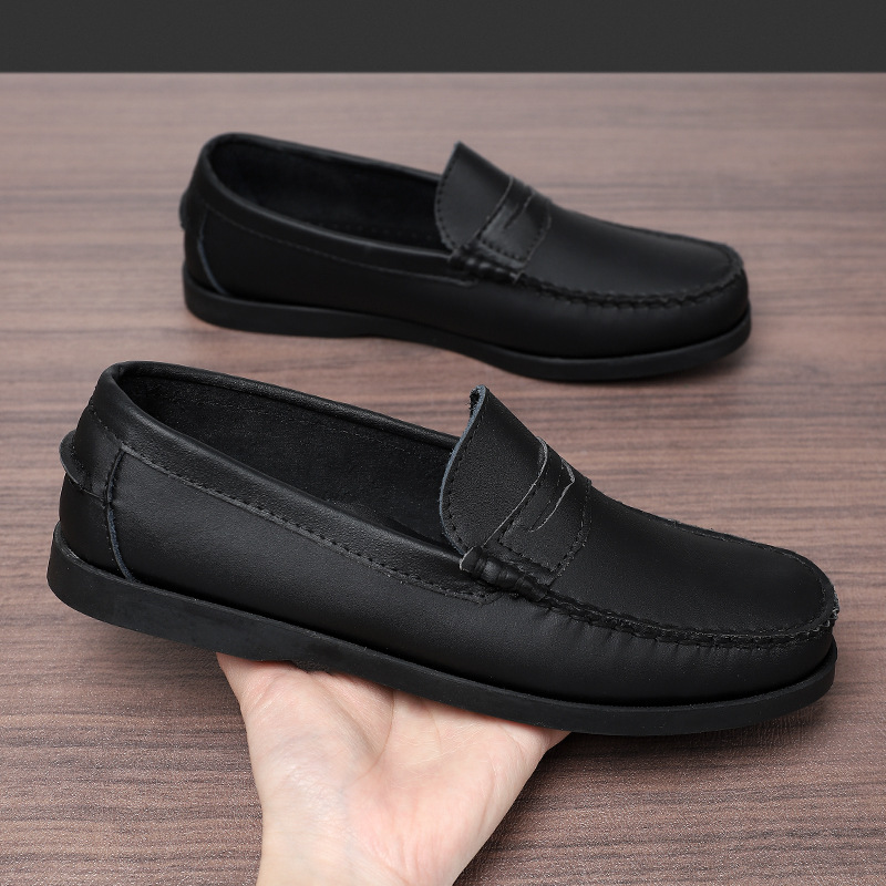 Plus Size Men's Casual Genuine Leather Shoes foto 4