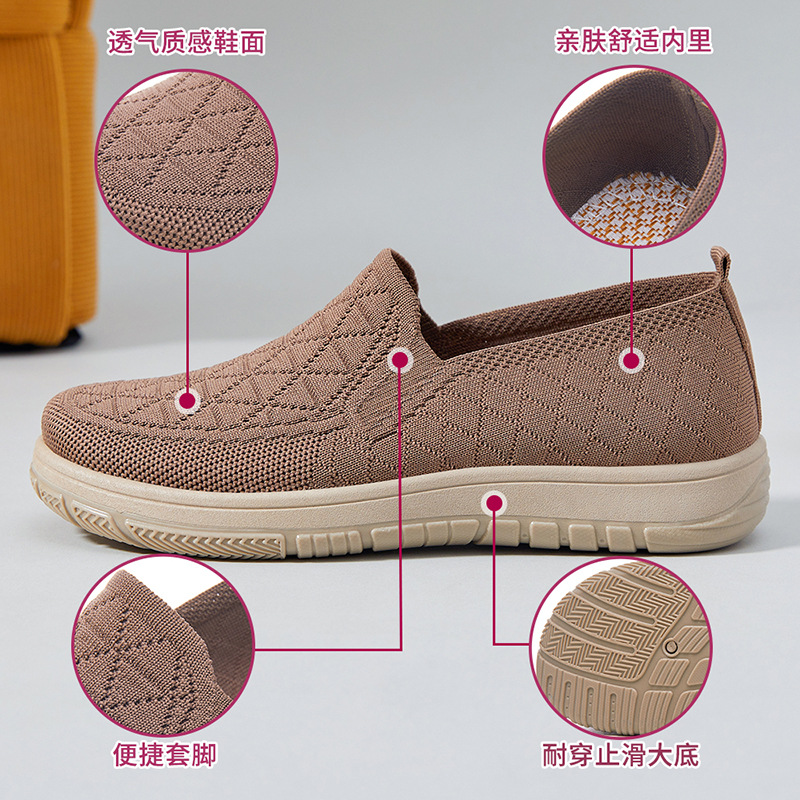 Women's Low-cut Flat Slip-on Soft Bottom Comfortable Shoes foto 2