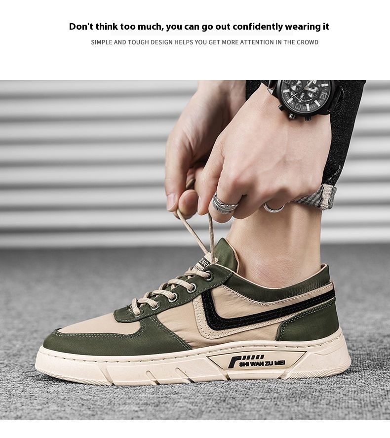 Summer New Men's Breathable Cloth Shoes foto 2