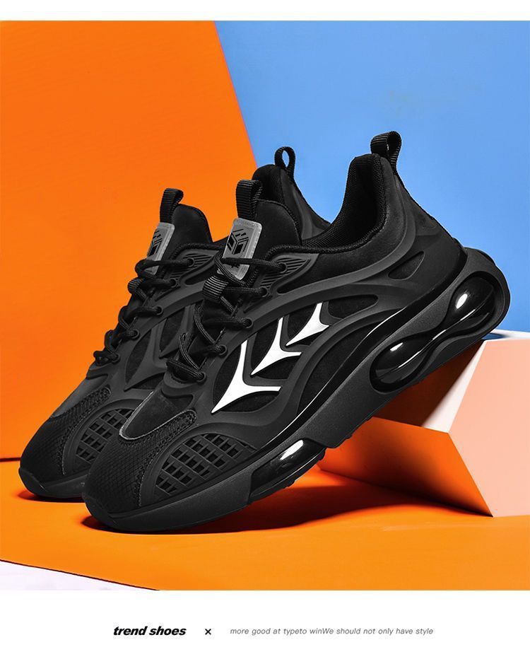 All-match Casual Fashion Men's Mesh Air Cushion Stretch Sneaker foto 3