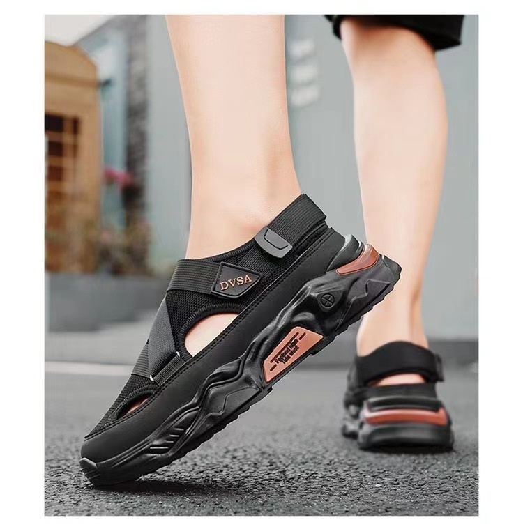 Men's Summer Platform Lightweight Non-slip Breathable Mesh Sandals foto 3