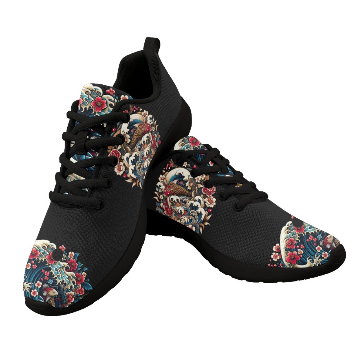 Printed Men's And Women's Same Plus Size Running Shoes Sneaker foto 5
