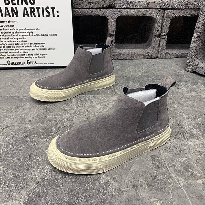 Men's Casual High Top Chelsea Martin Boots foto 3