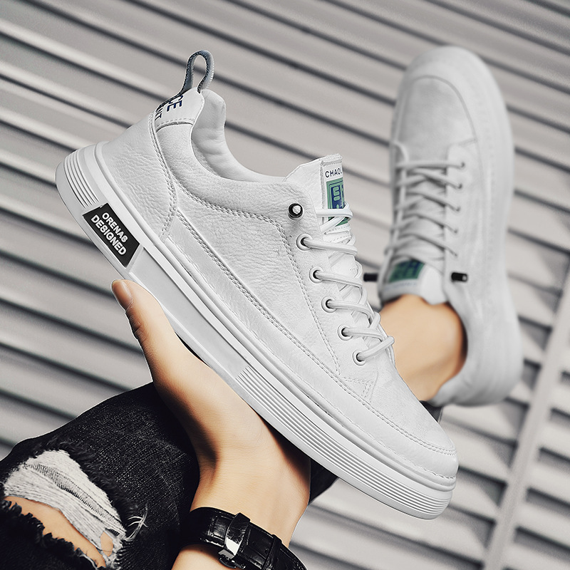 Summer Men's Casual Soft-soled Leather Shoes foto 2