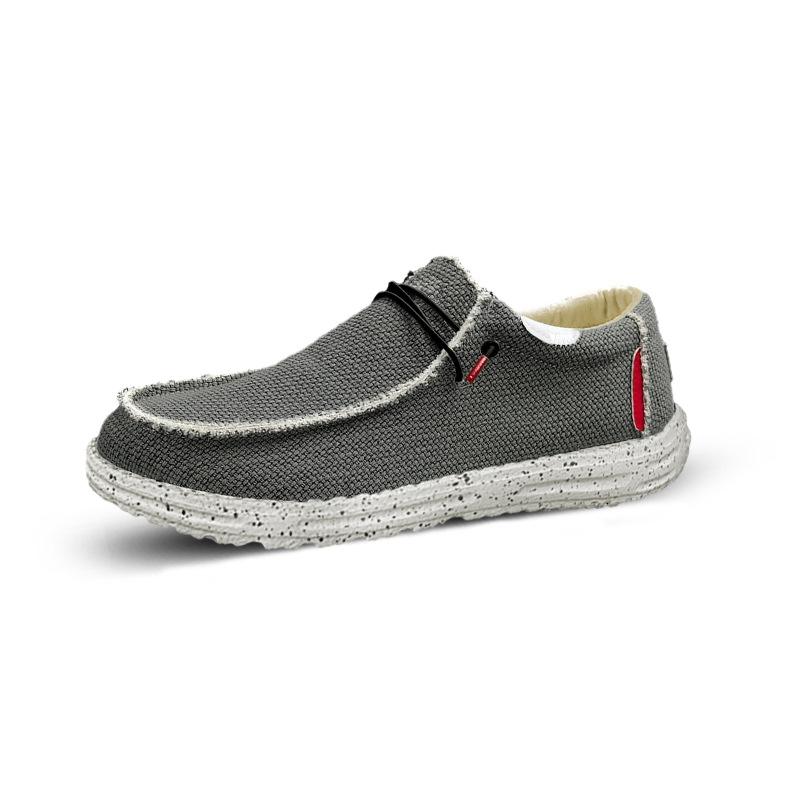 Autumn Men's Slip-on Canvas Breathable Shoes foto 4