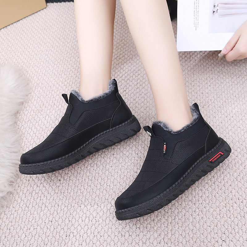 Women's Fashion Casual Non-slip Flat Cotton Boots foto 5