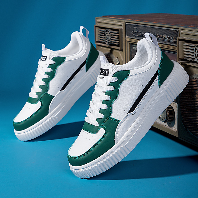 Breathable Versatile White Shoes Korean Style For Students foto 2