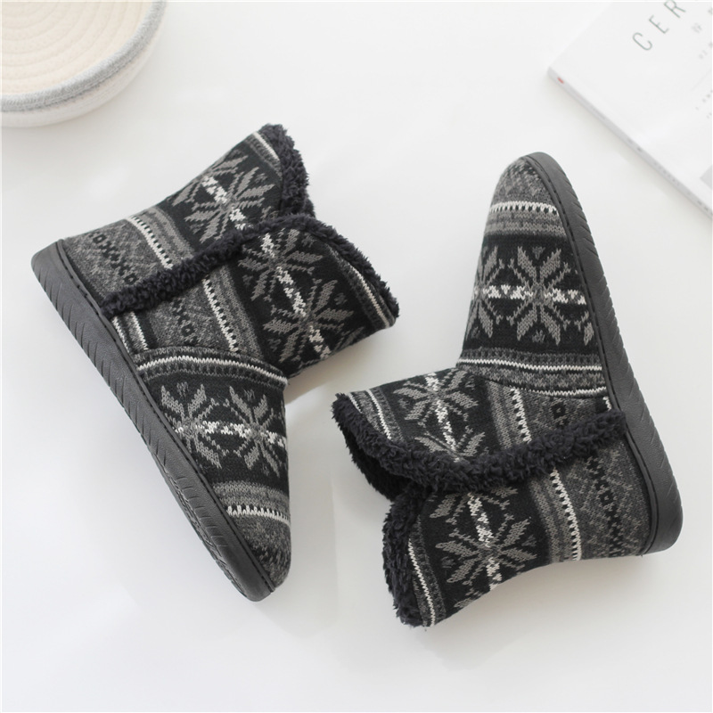 Bag Heel Household Boots Thick-soled Cotton Slippers foto 3