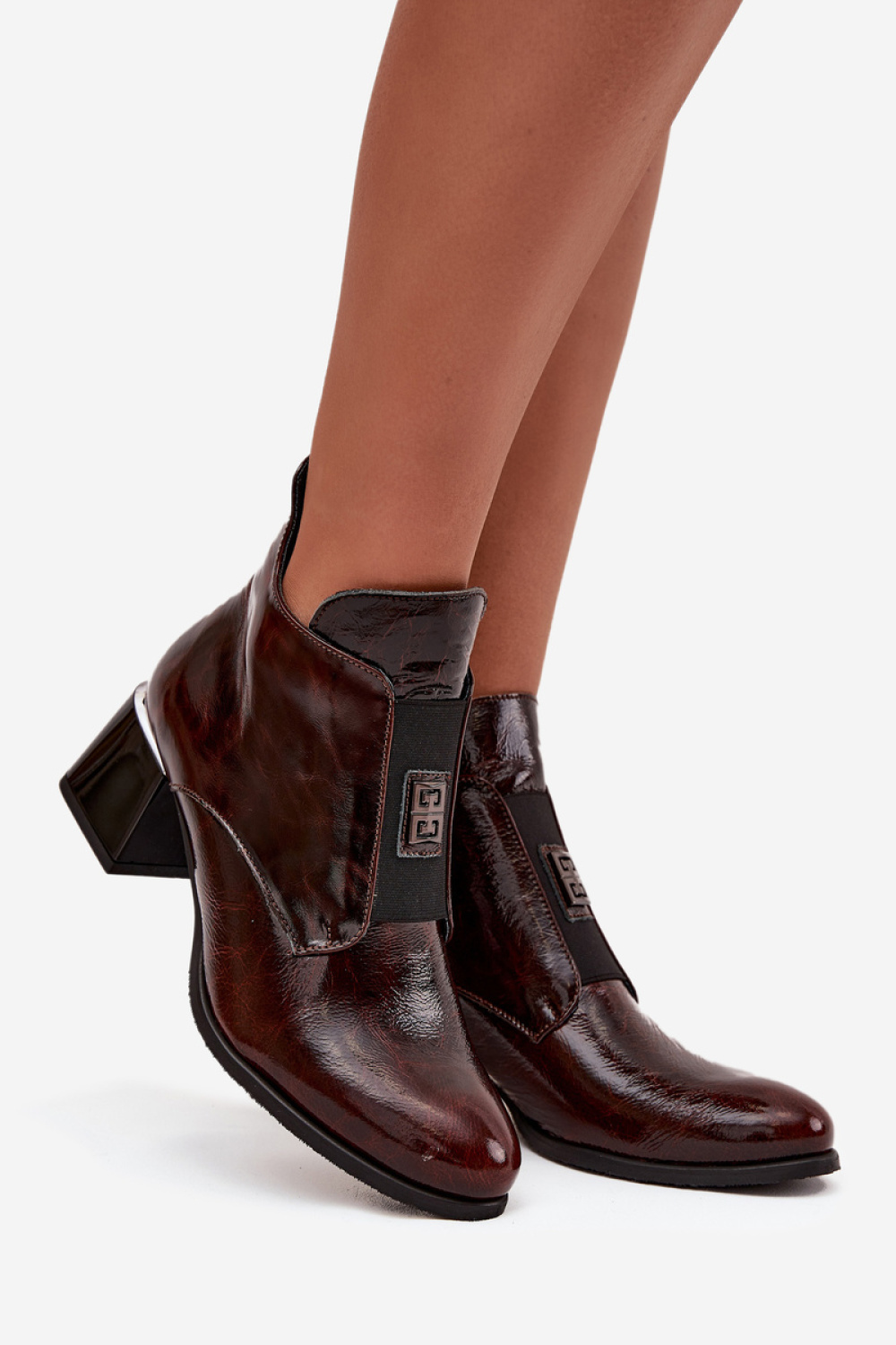 Laarsjes met hoge hak Step in style