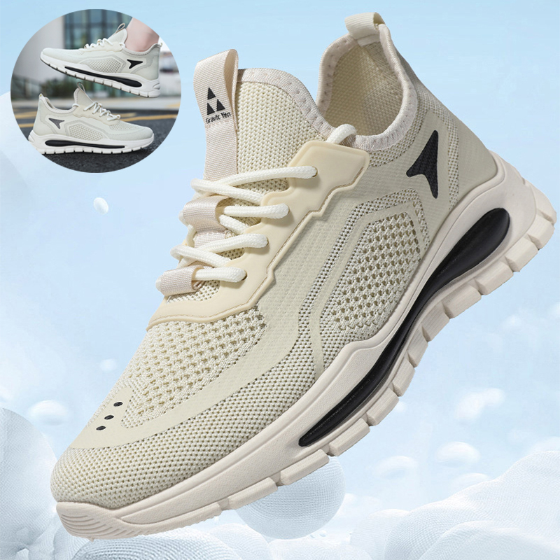 Men's Mesh Shoes Fashion Fly Knit Lightweight Breathable Sneakers Casual Sports Shoe foto 4