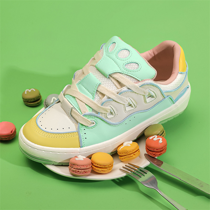 Men's Shoes Good-looking Niche Retro Couple Bread Non-slip Sneakers foto 2