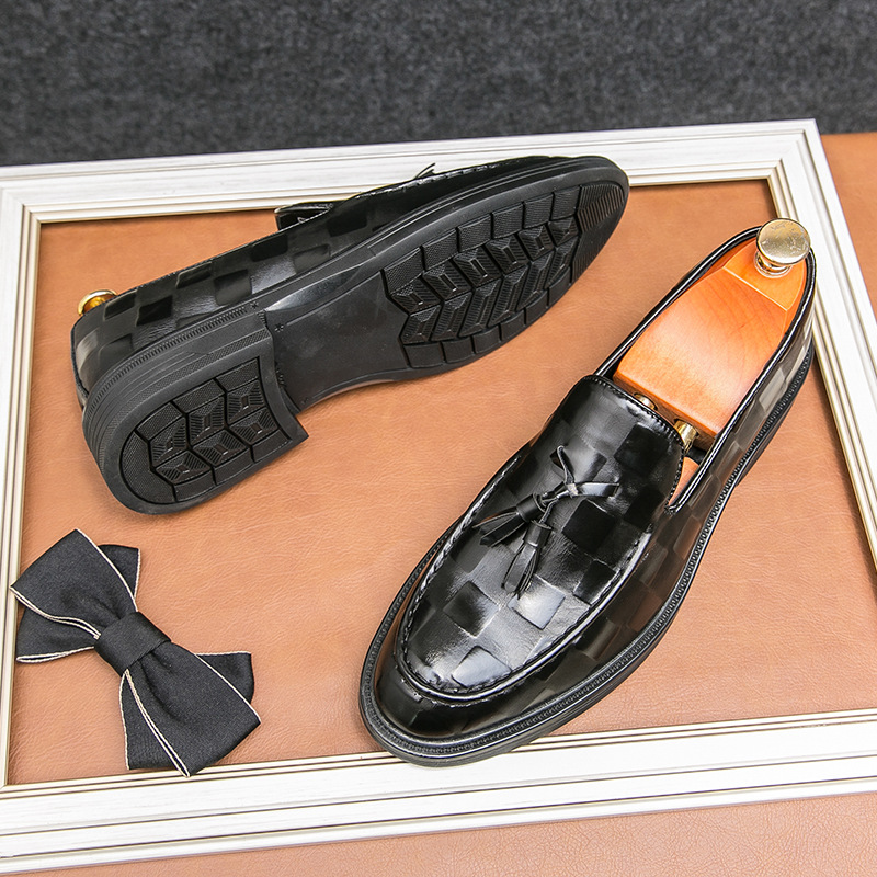 New Pointed-toe Slip-on Business Shoes foto 5