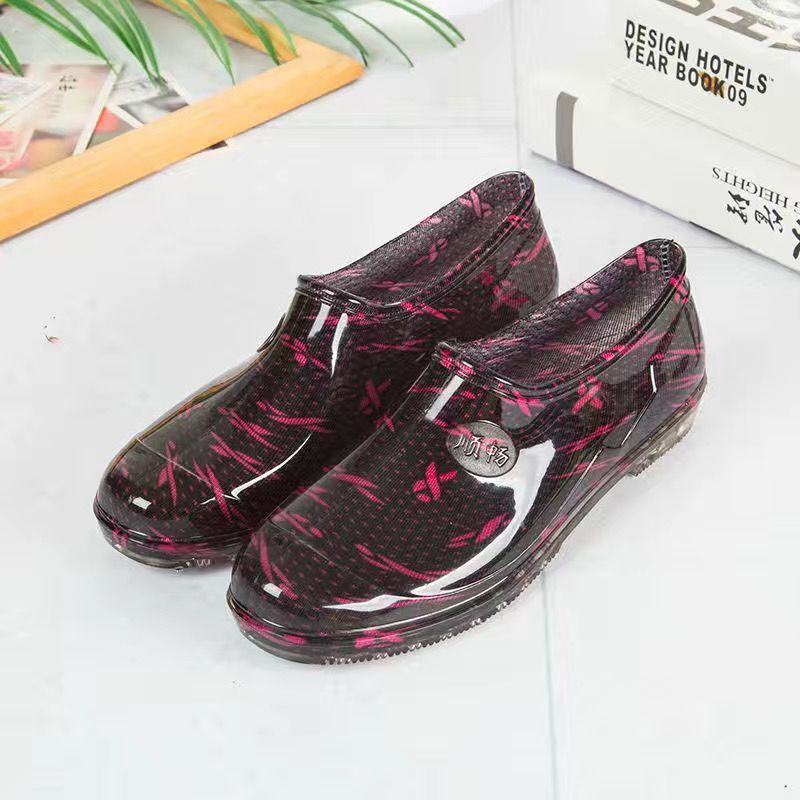 Women's Flat Non-slip Short Rain Boots foto 4
