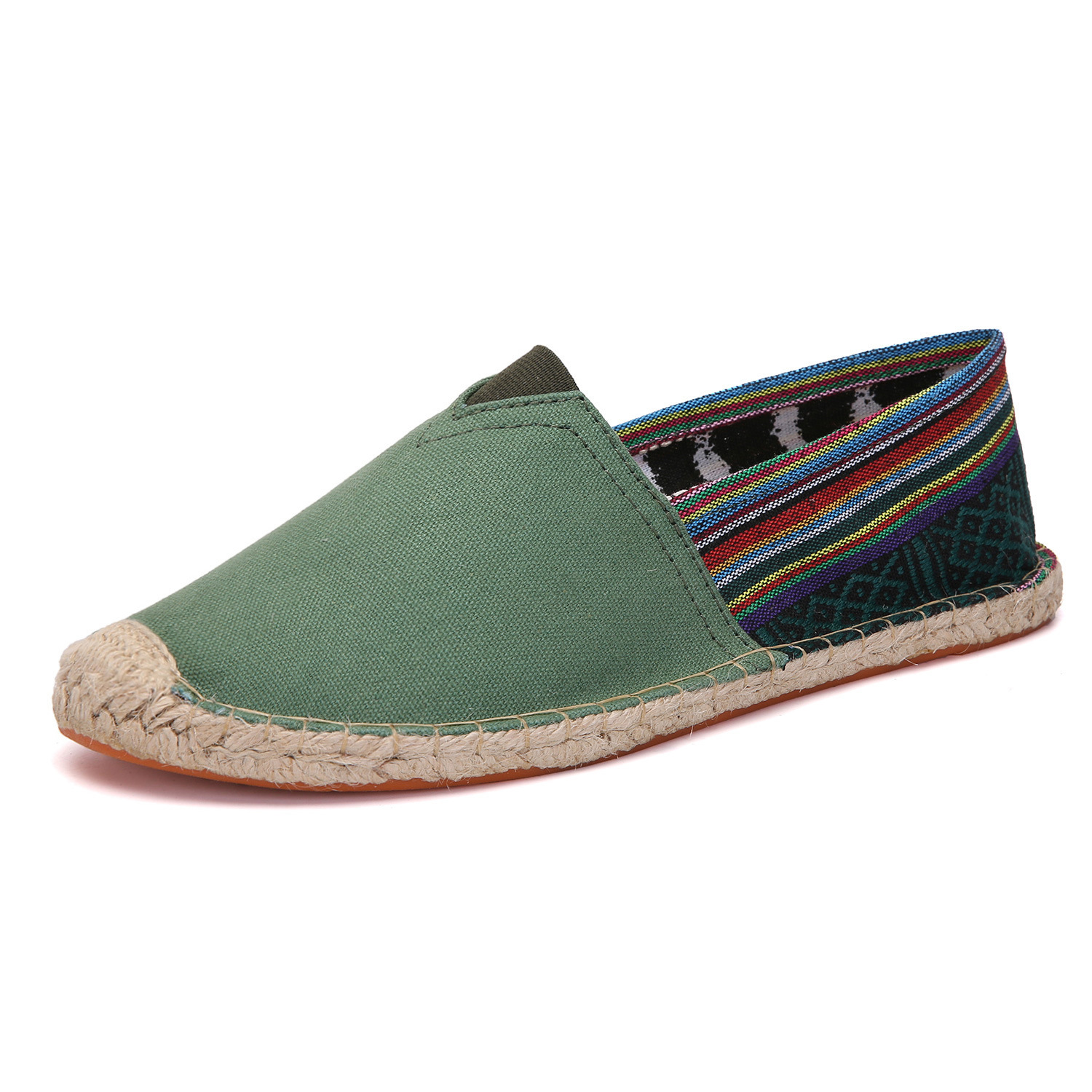 Summer Slip-on Fisherman Shoes Lazy Canvas Hemp Men foto 3