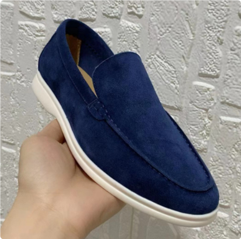 Men's Loafers Summer Casual Frost Flat Shoes Slip-on Driving Shoes foto 4