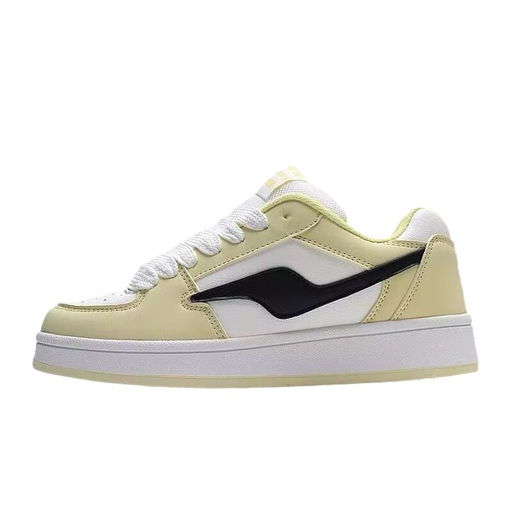 Dopamine Color Matching Classic Preppy Style Raise The Bottom Four Seasons Women's Board Shoes
