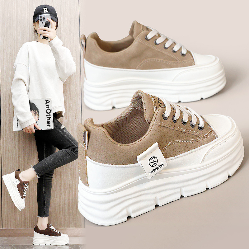 Women's Hidden-Heel Thick-Soled Durable All-Match Breathable Sneakers foto 4