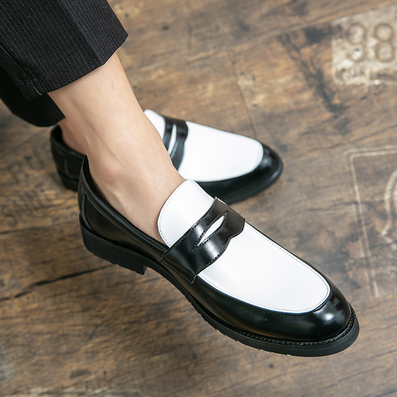 Summer New Men's Low-top Office Formal Leather Shoes foto 4