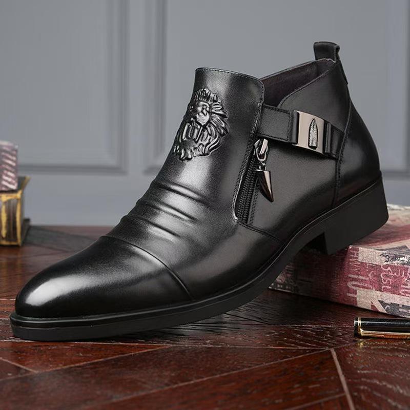 Office Shoes New High-top Fashionable Business Casual Shoes foto 3