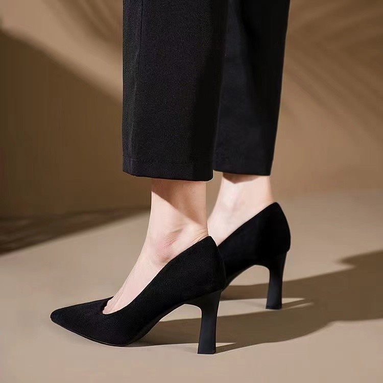 Womens Stylish Pointed-toe High Heels foto 5
