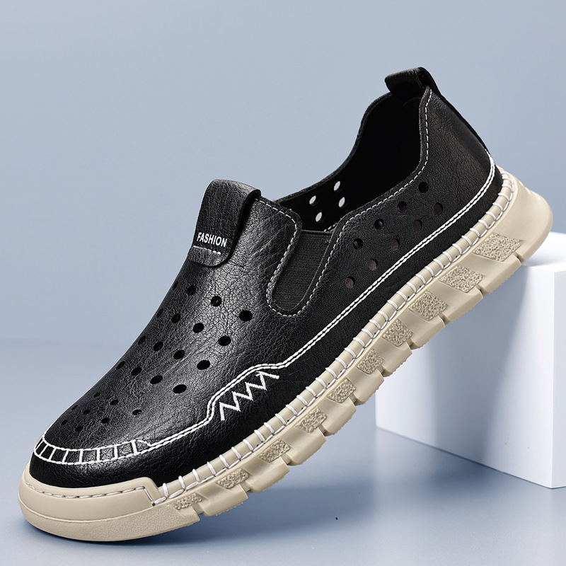 Mens Breathable Hollowed Out Casual Shoes For Summer foto 2