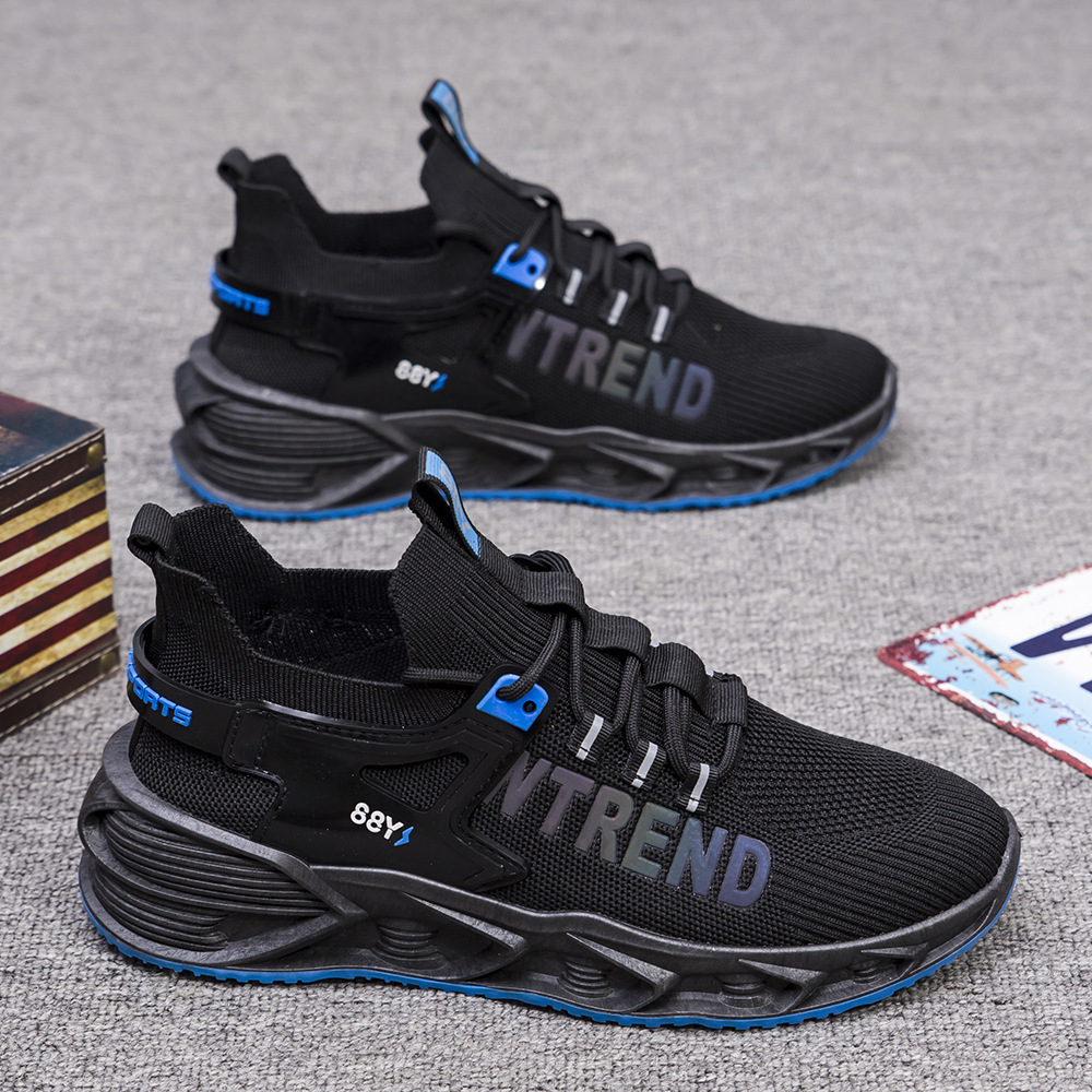 Men's Sneaker Spring Leisure High Waist Breathable Trendy Fashion foto 5
