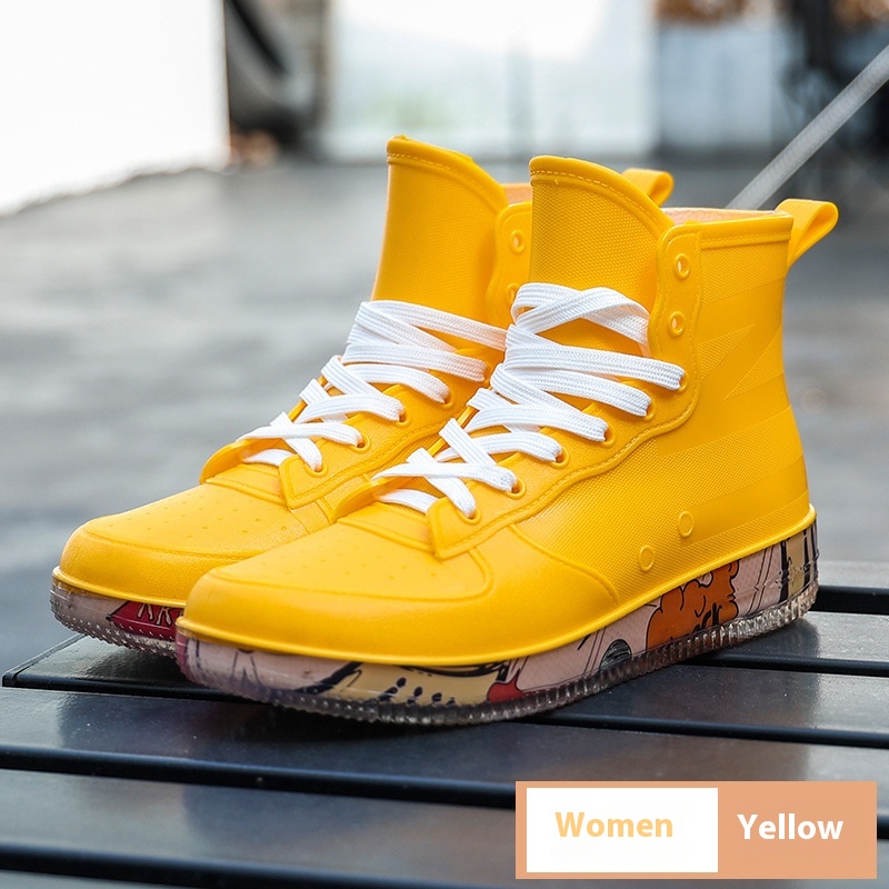 Low-top Couple Rain Boots Short Non-slip Men's And Women's Rain Boots foto 3